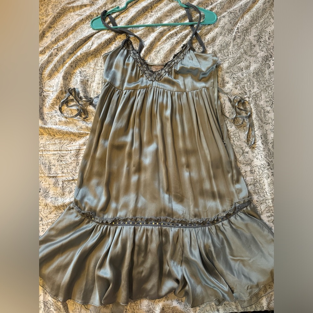 FREE PEOPLE satin dress
